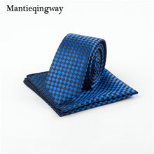 Mantieqingway Business 22*22 CM Men's Handkerchief Polyester Tie Set Striped Pocket Square Corbatas Hombre Pajarita Wedding